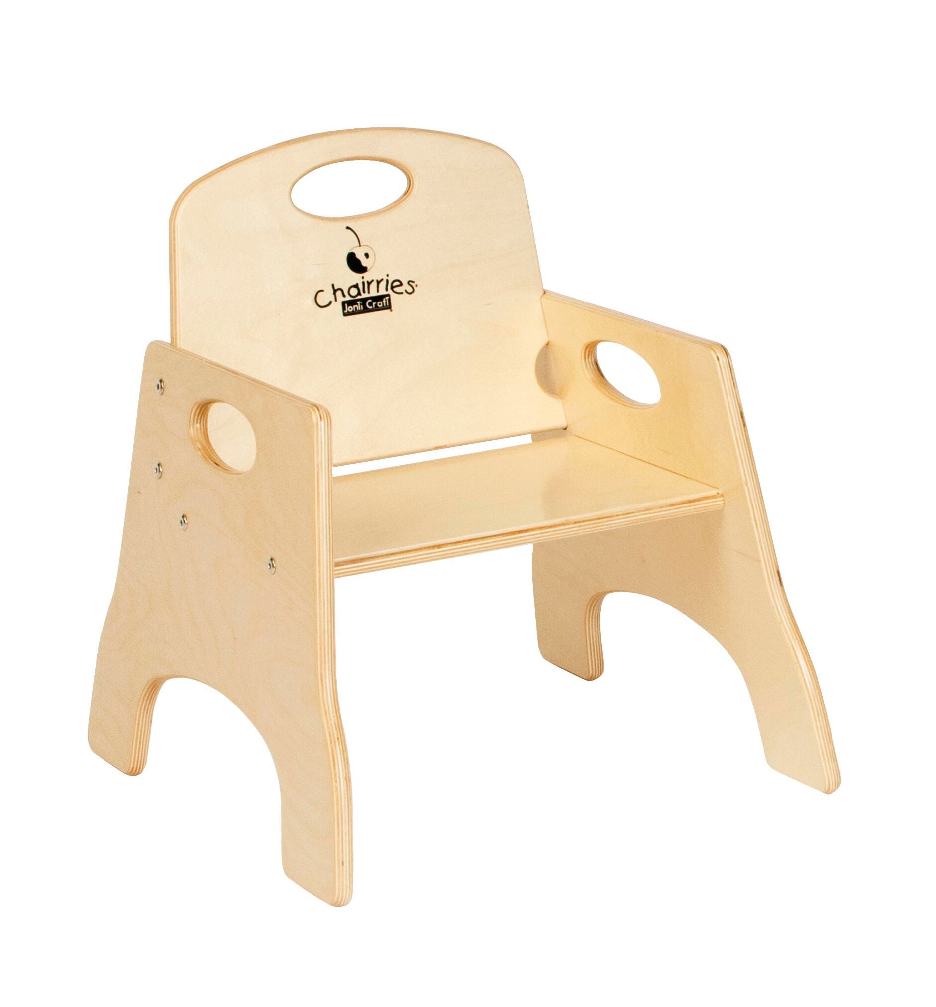 Jonti-Craft Chairries High Chair, 11-Inch Seat, Birch, 17-1/2 x 20-1/2 x 21-1/2 Inches Item Number, 2119285